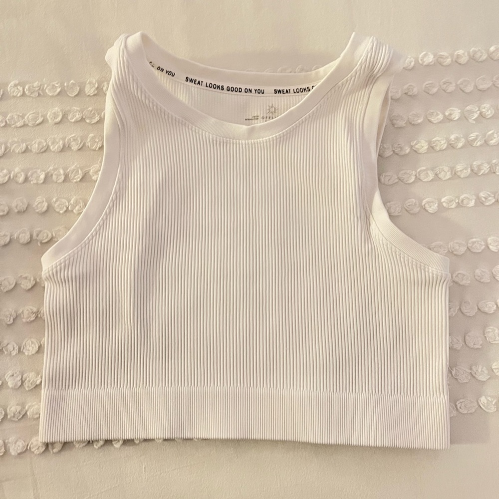 Like new! Aerie Ribbed Sports Bra/Crop